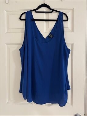 torrid Cobalt Blue V-Neck Tank